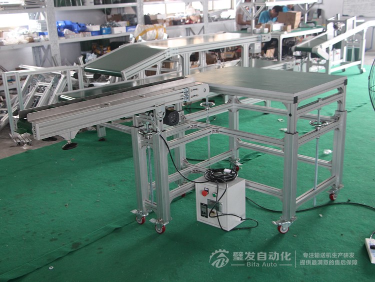 銜接工作桌小型非標皮帶輸送機 銜接工作桌小型非標皮帶輸送機